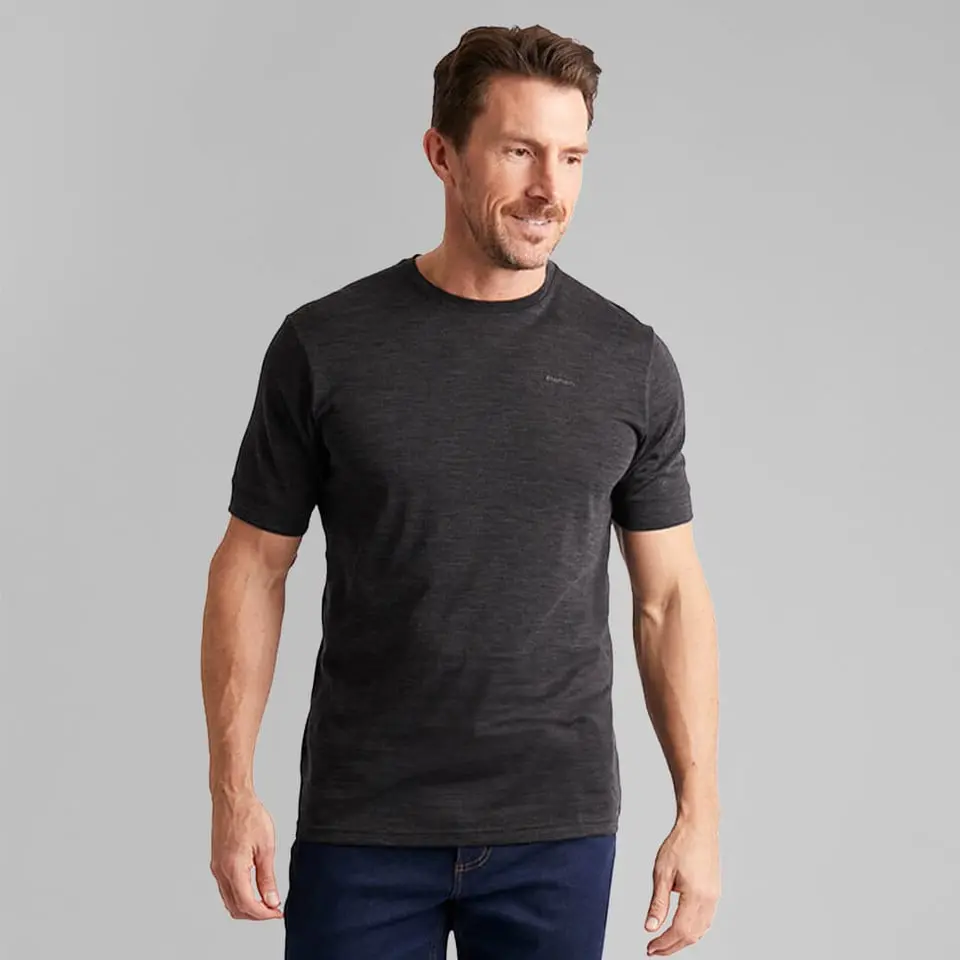 Christmas Present ideas for 2026 28 Mens Merino Cool T Shirt Dark Charcoal 53459 21178
