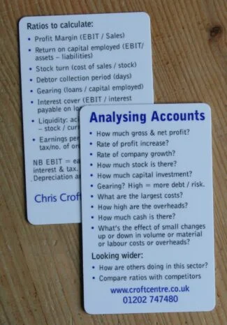 Analysing Accounts card
