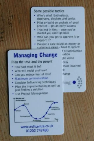 Managing Change card