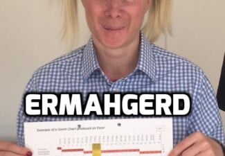 ermahgerd Gantt chart